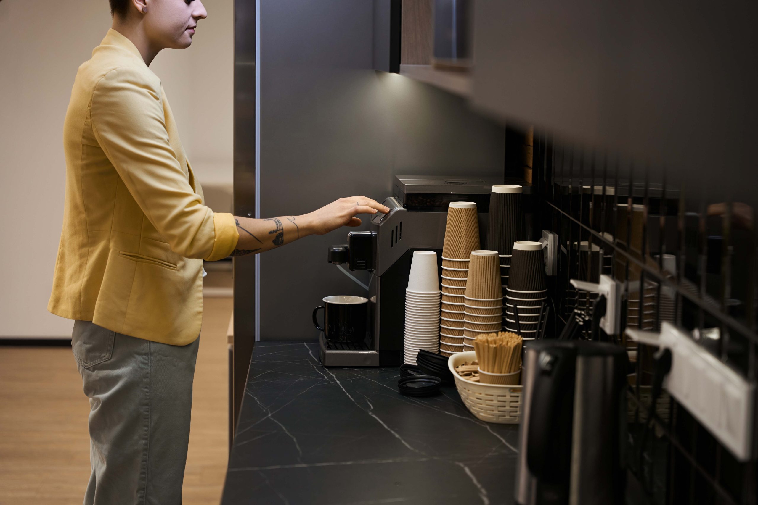 Philadelphia Break Room Experience | Office Coffee Station | Happy Employees